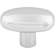 Top Knobs - M2075 - Large 2 Inch Oval Cabinet Knob from the Aspen II Collection in Polished Chrome