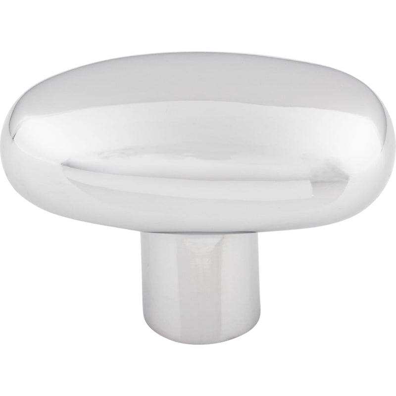 Top Knobs - M2075 - Large 2 Inch Oval Cabinet Knob from the Aspen II Collection in Polished Chrome