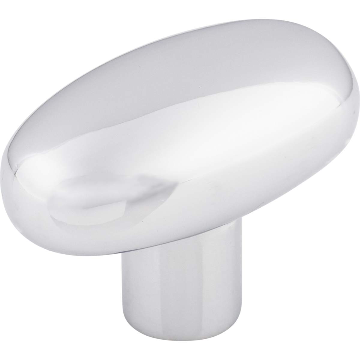 Top Knobs - M2075 - Large 2 Inch Oval Cabinet Knob from the Aspen II Collection in Polished Chrome