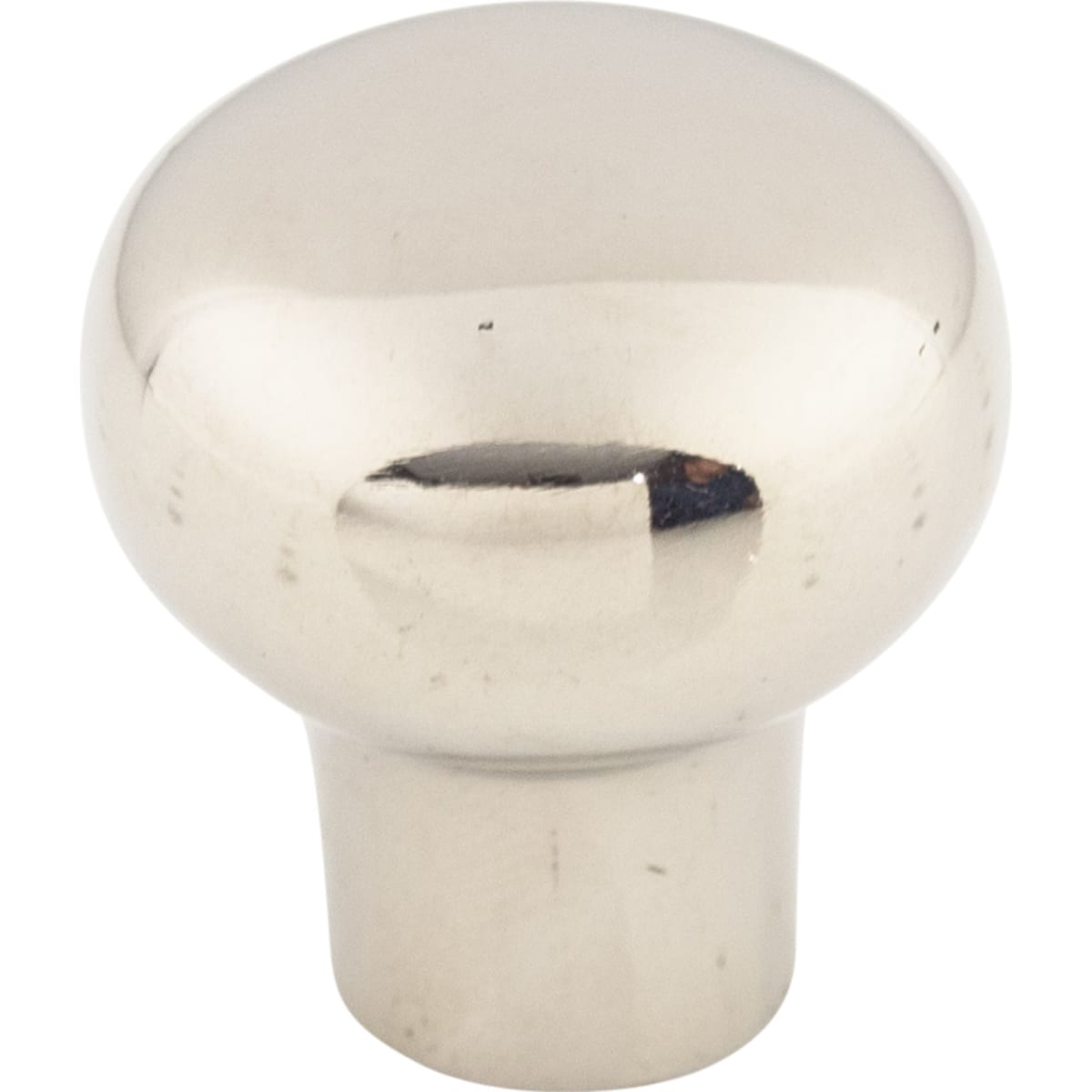 Top Knobs - M2079 - Rounded 7/8 Inch Mushroom Cabinet Knob from the Aspen II Collection in Polished Nickel