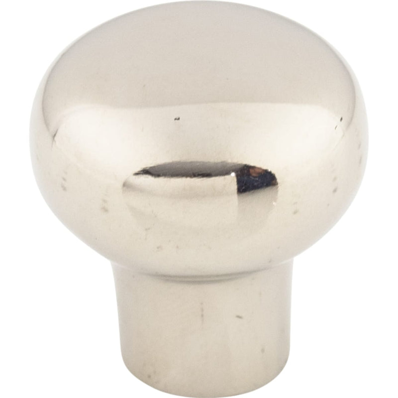 Top Knobs - M2079 - Rounded 7/8 Inch Mushroom Cabinet Knob from the Aspen II Collection in Polished Nickel