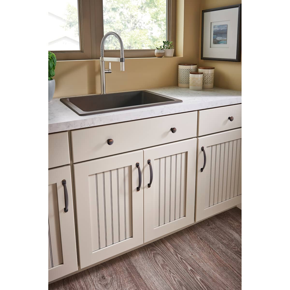 Top Knobs - M281 - Mushroom 1-1/4 Inch Mushroom Cabinet Knob from the Somerset II Collection in Brushed Satin Nickel