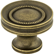 Top Knobs - M295 - Button 1-1/4 Inch Mushroom Cabinet Knob from the Somerset II Collection in German Bronze