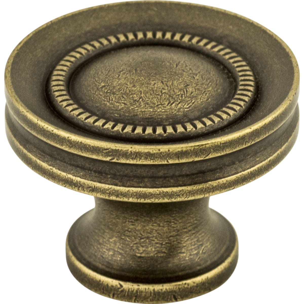 Top Knobs - M295 - Button 1-1/4 Inch Mushroom Cabinet Knob from the Somerset II Collection in German Bronze