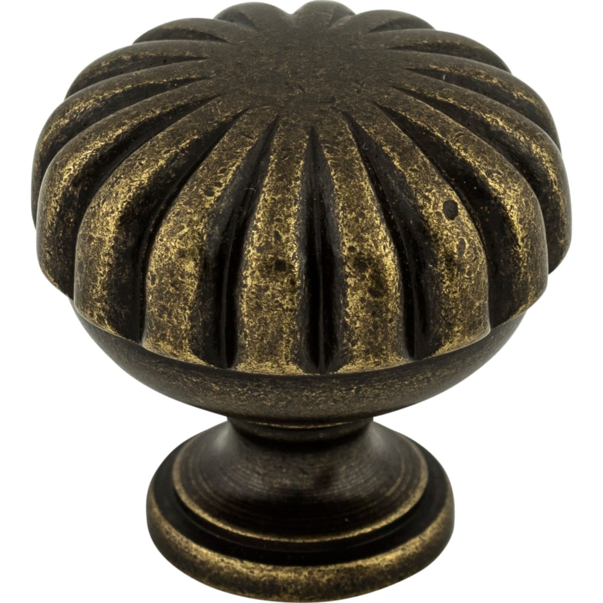 Top Knobs - M321 - Melon 1-1/4 Inch Mushroom Cabinet Knob from the Somerset II Collection in German Bronze