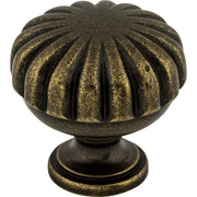 Top Knobs - M321 - Melon 1-1/4 Inch Mushroom Cabinet Knob from the Somerset II Collection in German Bronze