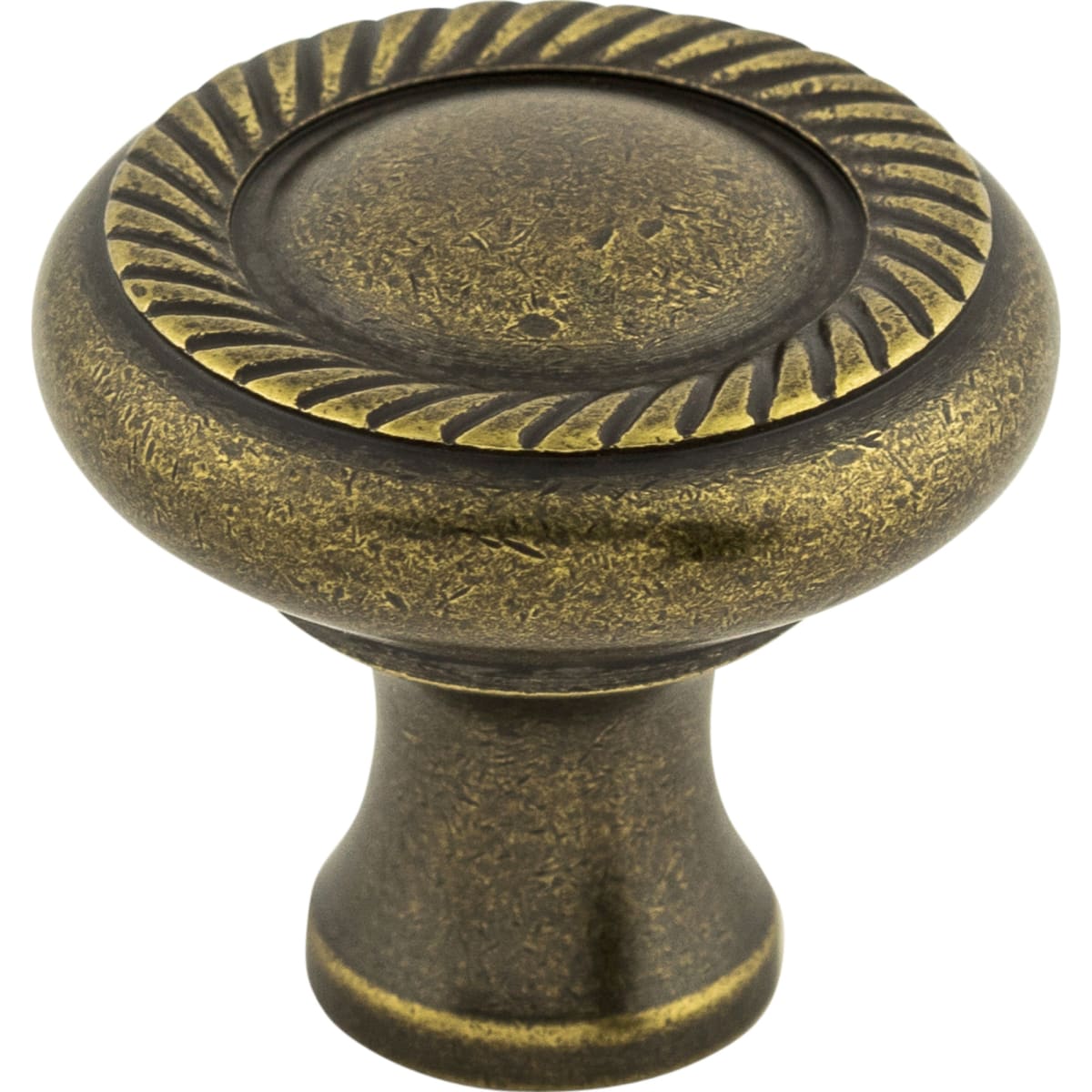 Top Knobs - M330 - Swirl Cut 1-1/4 Inch Mushroom Cabinet Knob from the Somerset II Collection in German Bronze