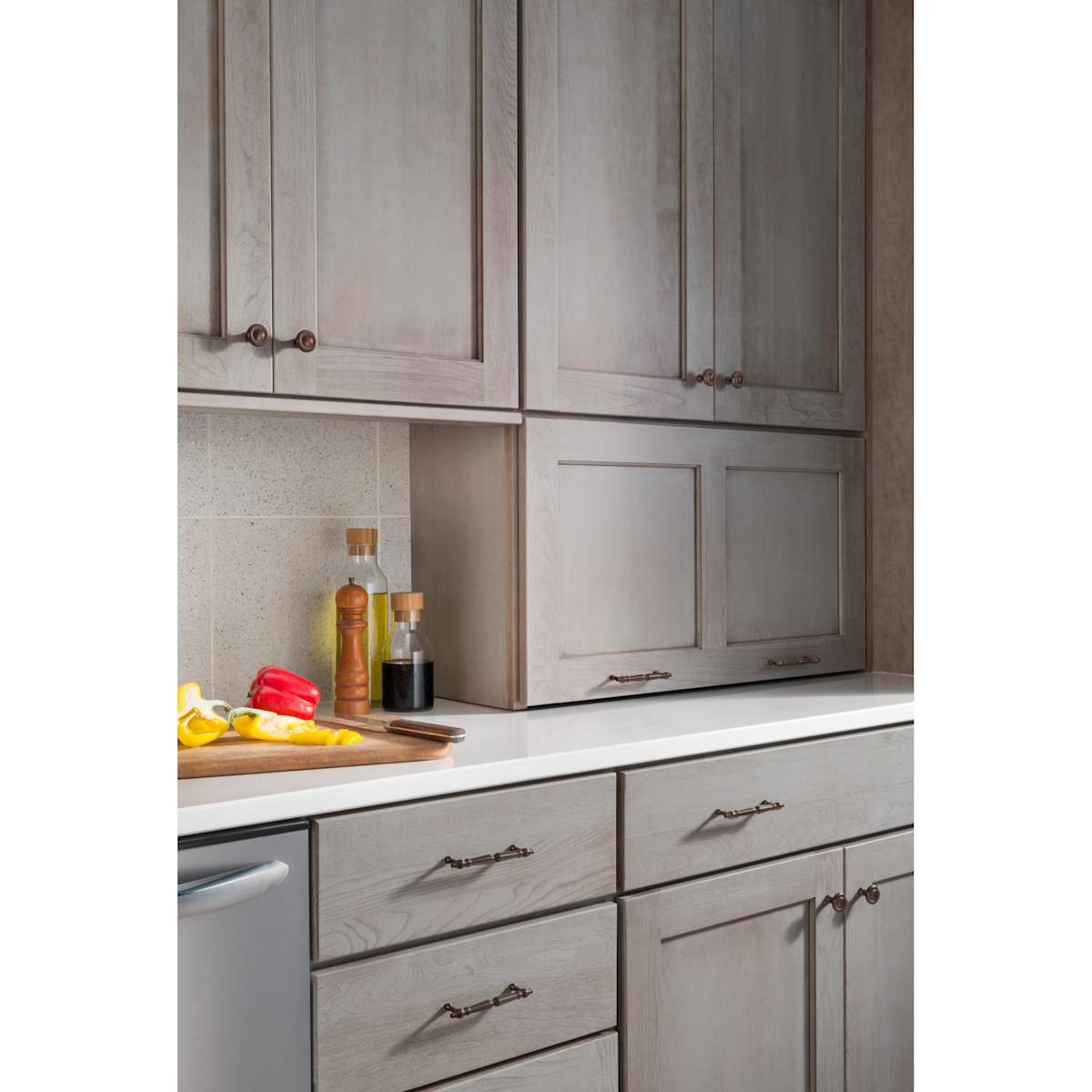 Top Knobs - M330 - Swirl Cut 1-1/4 Inch Mushroom Cabinet Knob from the Somerset II Collection in German Bronze