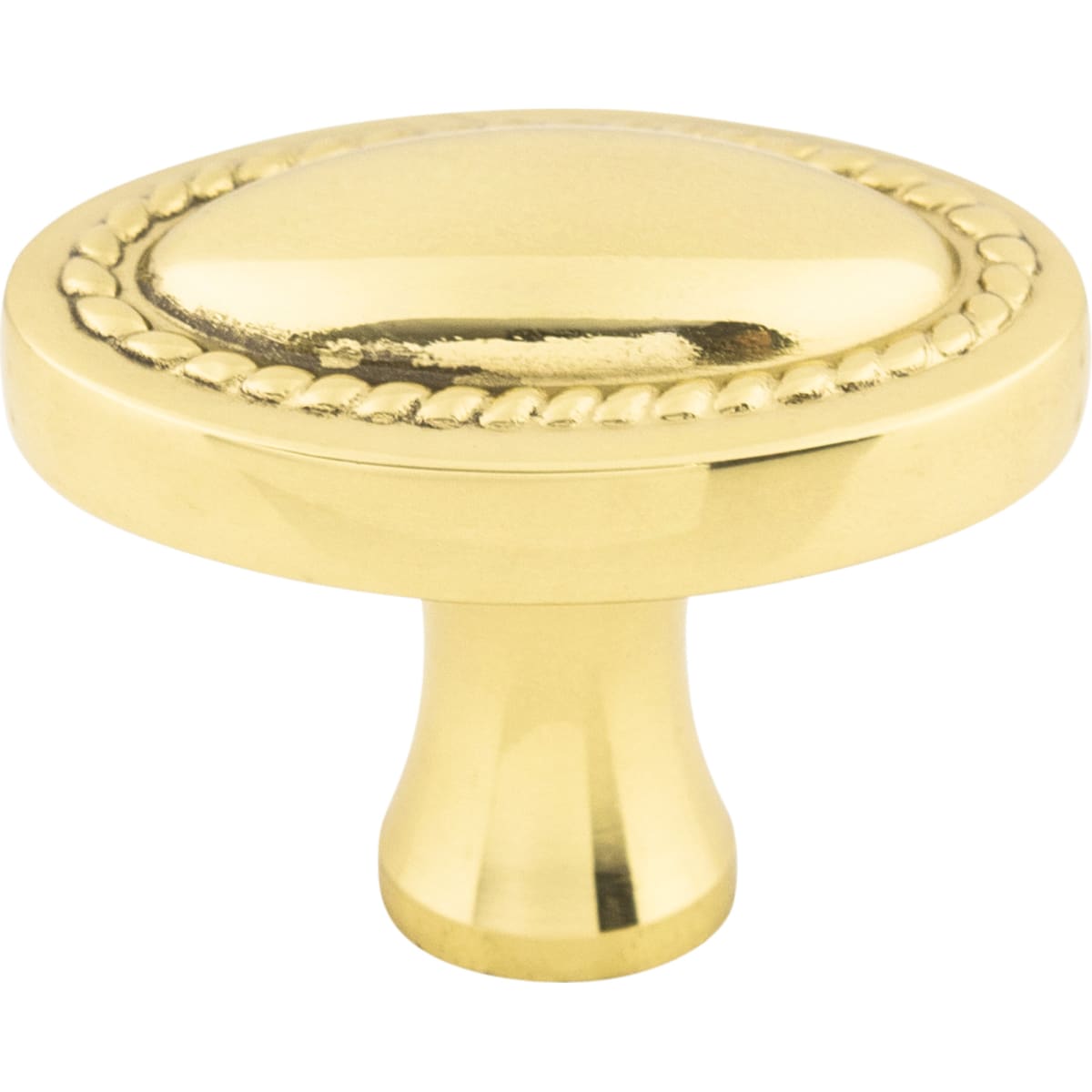 Oval 1-1/4 Inch Oval Cabinet Knob from the Somerset II Collection