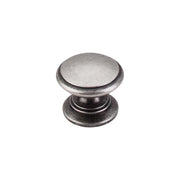 Top Knobs - M354-10PACK - Ray 1-1/4 Inch Mushroom Cabinet Knob from the Somerset II Collection - 10 Pack in Pewter Antique