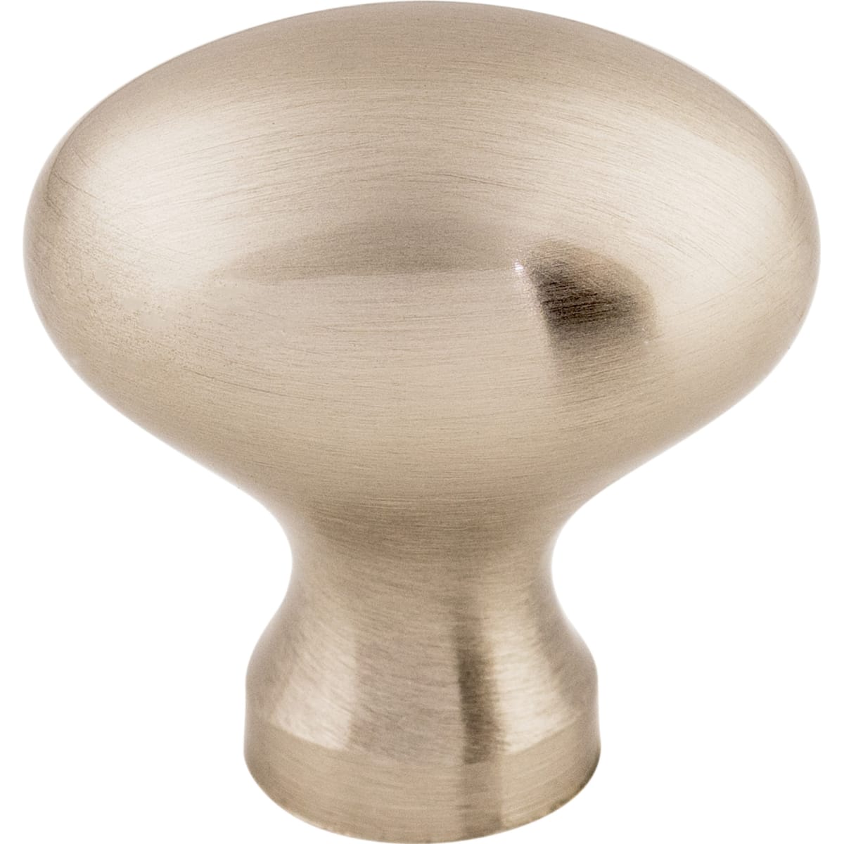 Egg 1-1/4 Inch Oval Cabinet Knob from the Somerset II Collection