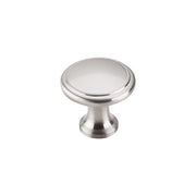 Ringed 1-1/8 Inch Mushroom Cabinet Knob from the Nouveau Collection - 25 Pack