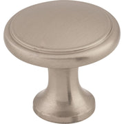 Ringed 1-1/8 Inch Mushroom Cabinet Knob from the Nouveau Collection