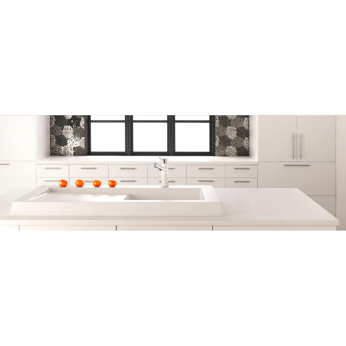 Top Knobs - M429A - Hopewell 3 Inch Center to Center Bar Cabinet Pull from the Bar Pulls Collection in Brushed Satin Nickel
