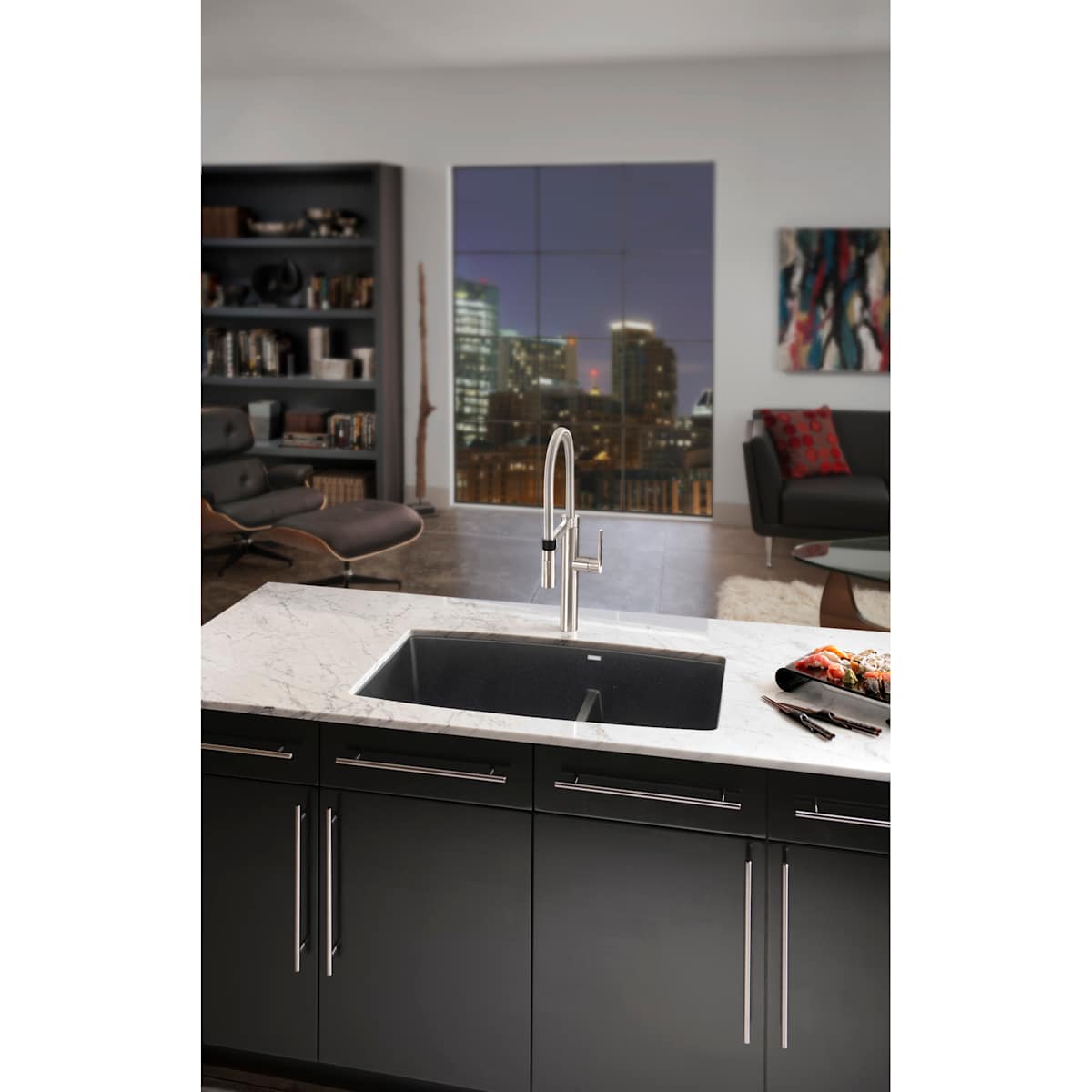 Top Knobs - M429A - Hopewell 3 Inch Center to Center Bar Cabinet Pull from the Bar Pulls Collection in Brushed Satin Nickel