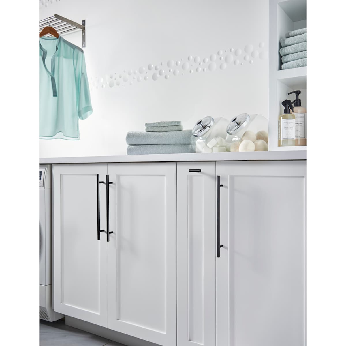 Top Knobs - M431 - Hopewell 6-5/16 Inch Center to Center Bar Cabinet Pull from the Bar Pulls Collection in Brushed Satin Nickel