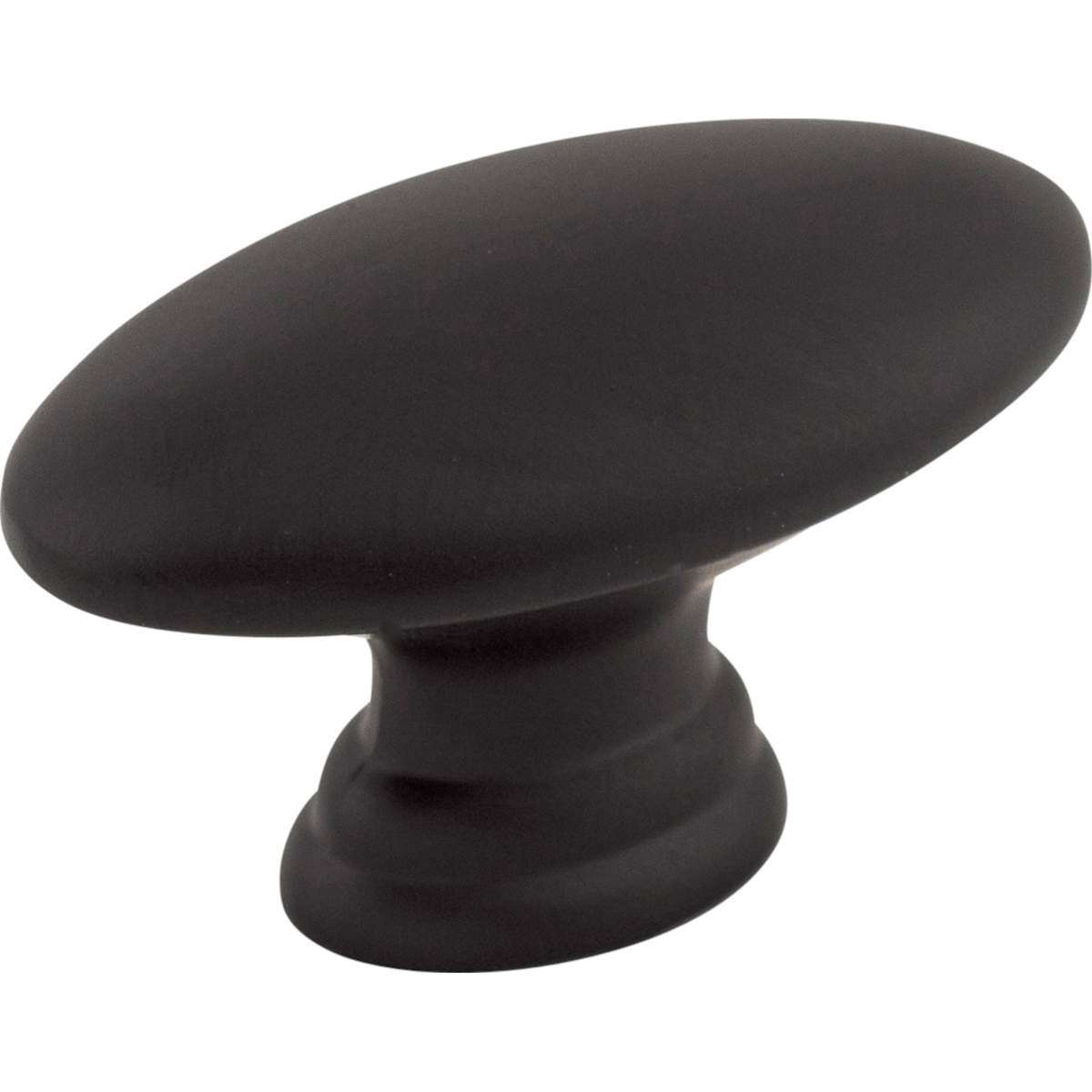Top Knobs - M499 - Oval 3/4 Inch Oval Cabinet Knob from the Nouveau Collection in Flat Black