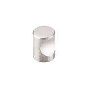 Indent 3/4 Inch Cylindrical Cabinet Knob from the Nouveau II Collection - 25 Pack