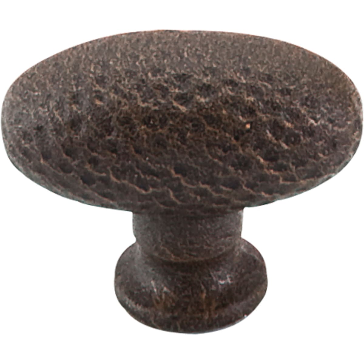 Top Knobs - M72 - Warwick 1-1/4 Inch Oval Cabinet Knob from the Chateau Collection in Rust