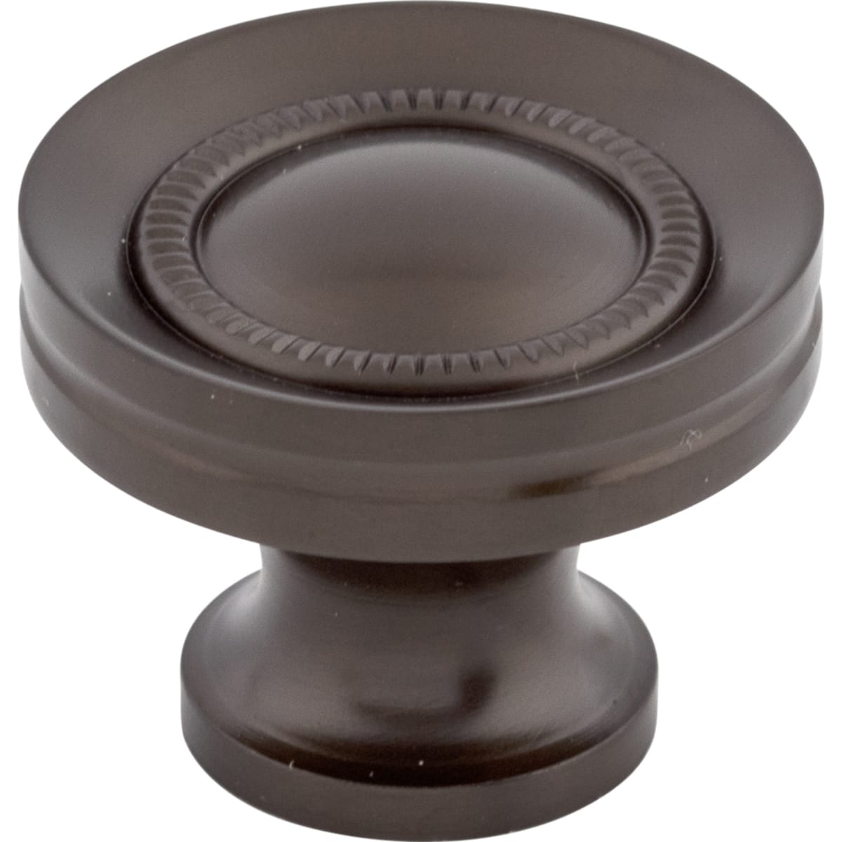 Top Knobs - M755 - Button 1-1/4 Inch Mushroom Cabinet Knob from the Oil Rubbed Collection in Oil Rubbed Bronze