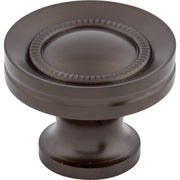 Top Knobs - M755 - Button 1-1/4 Inch Mushroom Cabinet Knob from the Oil Rubbed Collection in Oil Rubbed Bronze