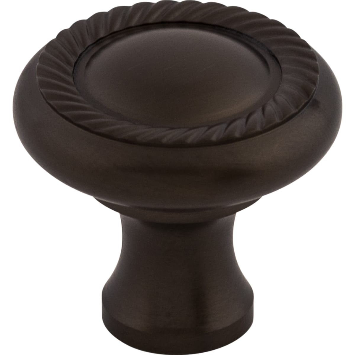 Swirl Cut 1-1/4 Inch Mushroom Cabinet Knob from the Oil Rubbed Collection