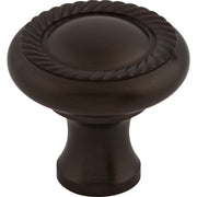 Swirl Cut 1-1/4 Inch Mushroom Cabinet Knob from the Oil Rubbed Collection
