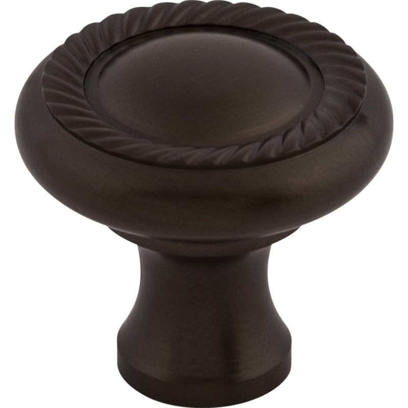 Swirl Cut 1-1/4 Inch Mushroom Cabinet Knob from the Oil Rubbed Collection