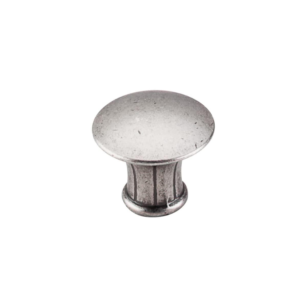 Top Knobs - M911-25PACK - Lund 1-1/4 Inch Mushroom Cabinet Knob from the Edwardian Collection - 25 Pack in Pewter Antique