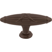 Top Knobs - M931 - Ribbon 2-3/4 Inch Bar Cabinet Knob from the Edwardian Collection in Oil Rubbed Bronze