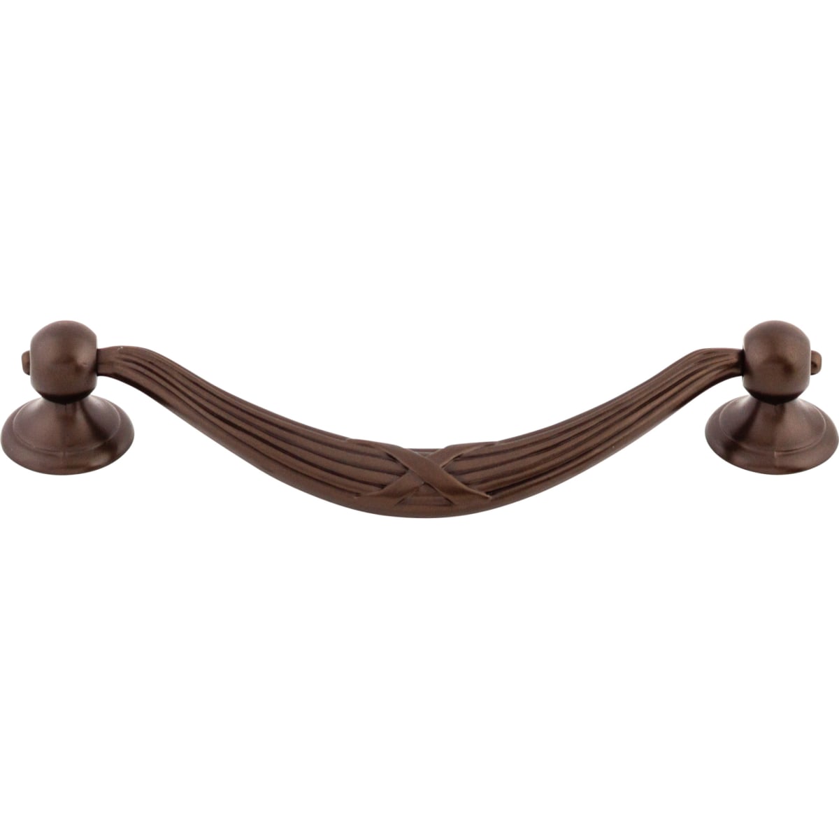 Ribbon 5-1/16 Inch Center to Center Drop Cabinet Pull from the Edwardian Collection