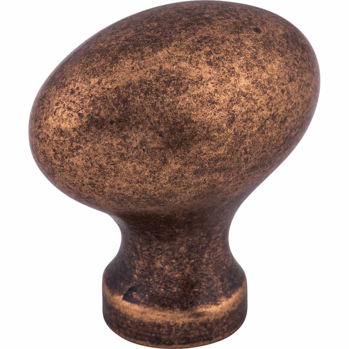 Top Knobs - M986 - Egg 1-1/4 Inch Oval Cabinet Knob from the Somerset II Collection in Old English Copper