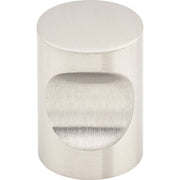 Indent 5/8 Inch Cylindrical Cabinet Knob from the Stainless Collection