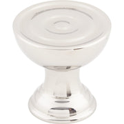 Top Knobs - SS43 - Stainless Steel 1 Inch Mushroom Cabinet Knob from the Stainless II Collection in Polished Stainless Steel