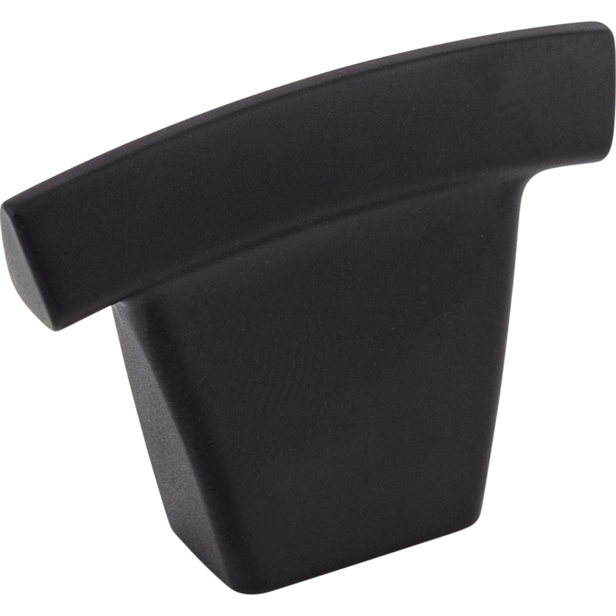 Top Knobs - TK1BLK - Arched 1-1/2 Inch Bar Cabinet Knob from the Sanctuary Collection in Flat Black