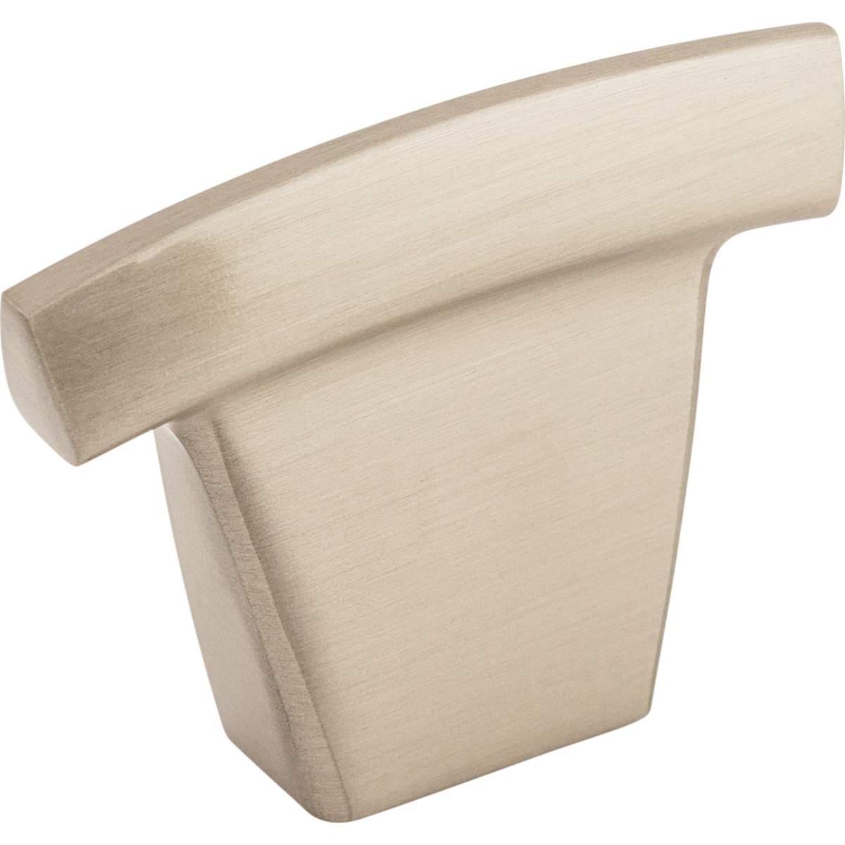 Top Knobs - TK1BLK - Arched 1-1/2 Inch Bar Cabinet Knob from the Sanctuary Collection in Flat Black