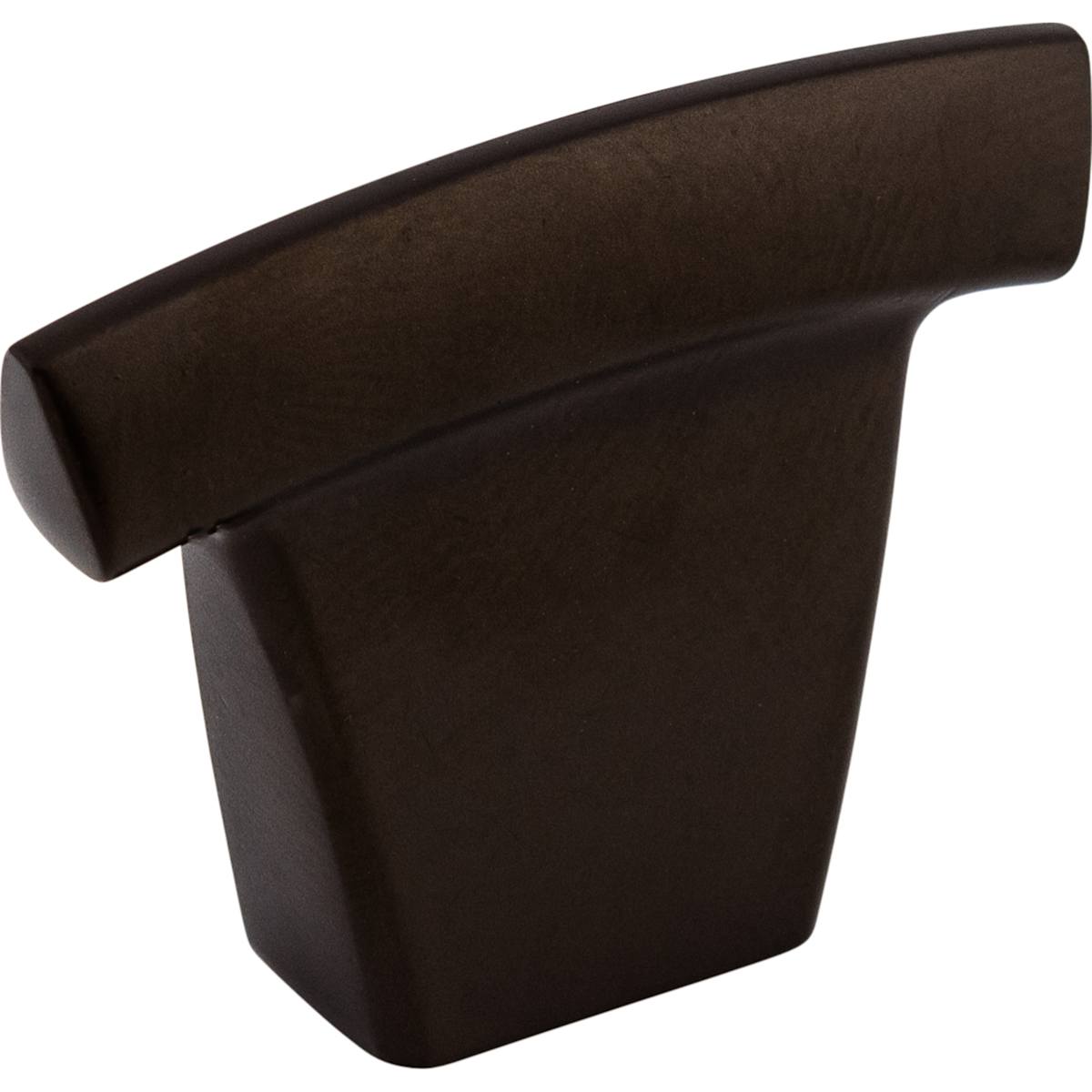 Top Knobs - TK1BLK - Arched 1-1/2 Inch Bar Cabinet Knob from the Sanctuary Collection in Flat Black
