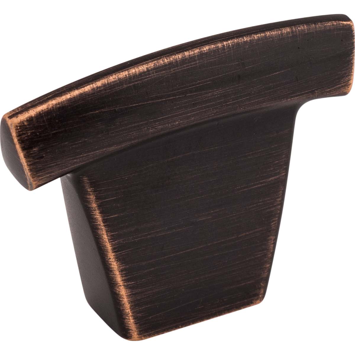 Top Knobs - TK1BLK - Arched 1-1/2 Inch Bar Cabinet Knob from the Sanctuary Collection in Flat Black
