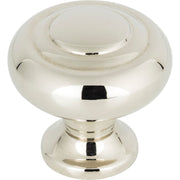 Top Knobs - TK1000PN - Grace 1-1/4 Inch Mushroom Cabinet Knob from the Kent Collection in Polished Nickel