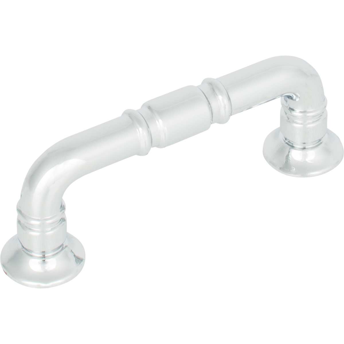 Top Knobs - TK1001PC - Kent 3 Inch Center to Center Handle Cabinet Pull in Polished Chrome