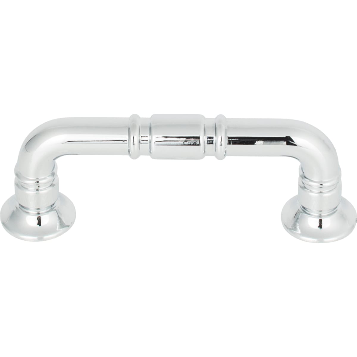 Top Knobs - TK1001PC - Kent 3 Inch Center to Center Handle Cabinet Pull in Polished Chrome