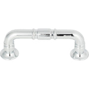 Top Knobs - TK1001PC - Kent 3 Inch Center to Center Handle Cabinet Pull in Polished Chrome