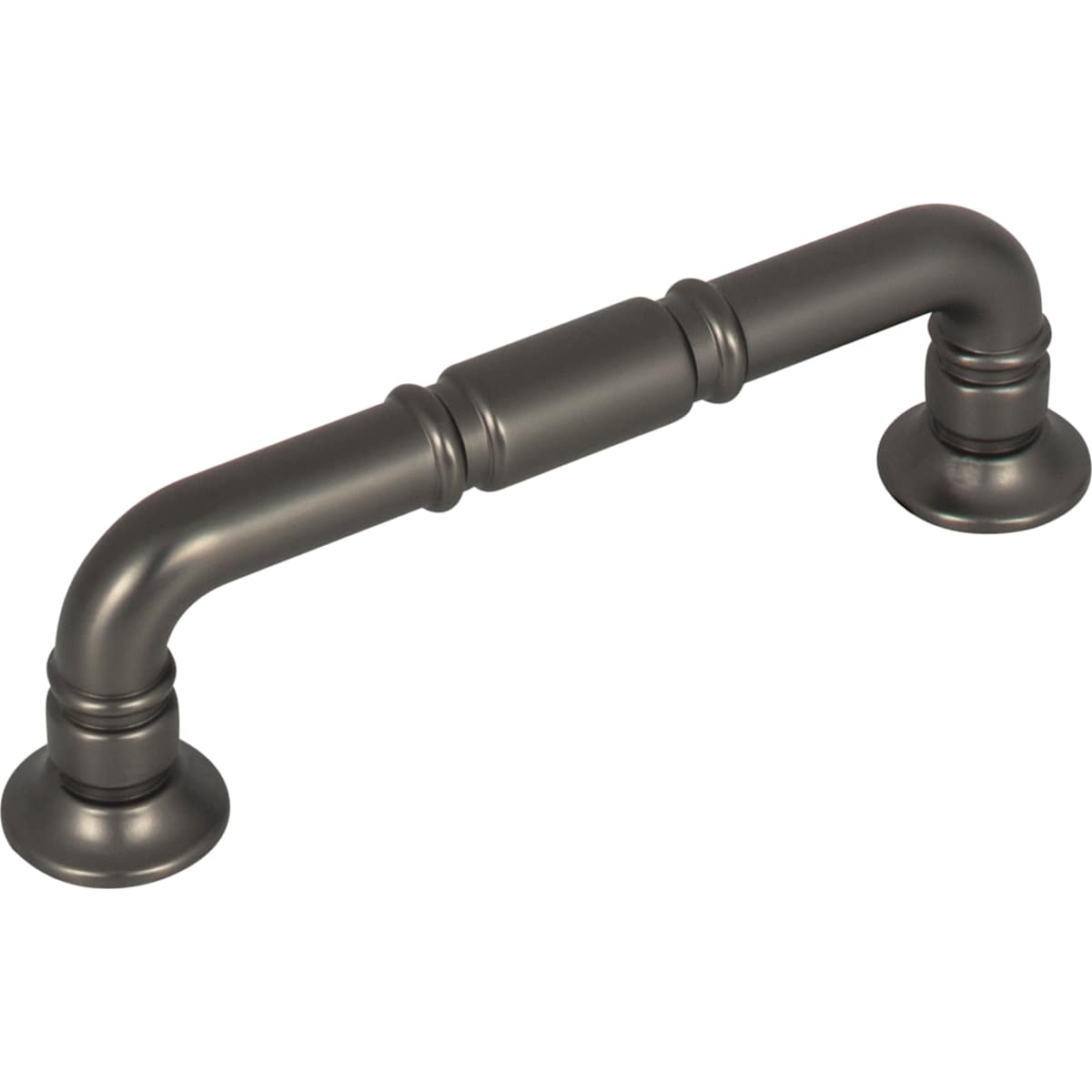 Top Knobs - TK1002BLK - Kent 3-3/4 Inch Center to Center Handle Cabinet Pull in Flat Black