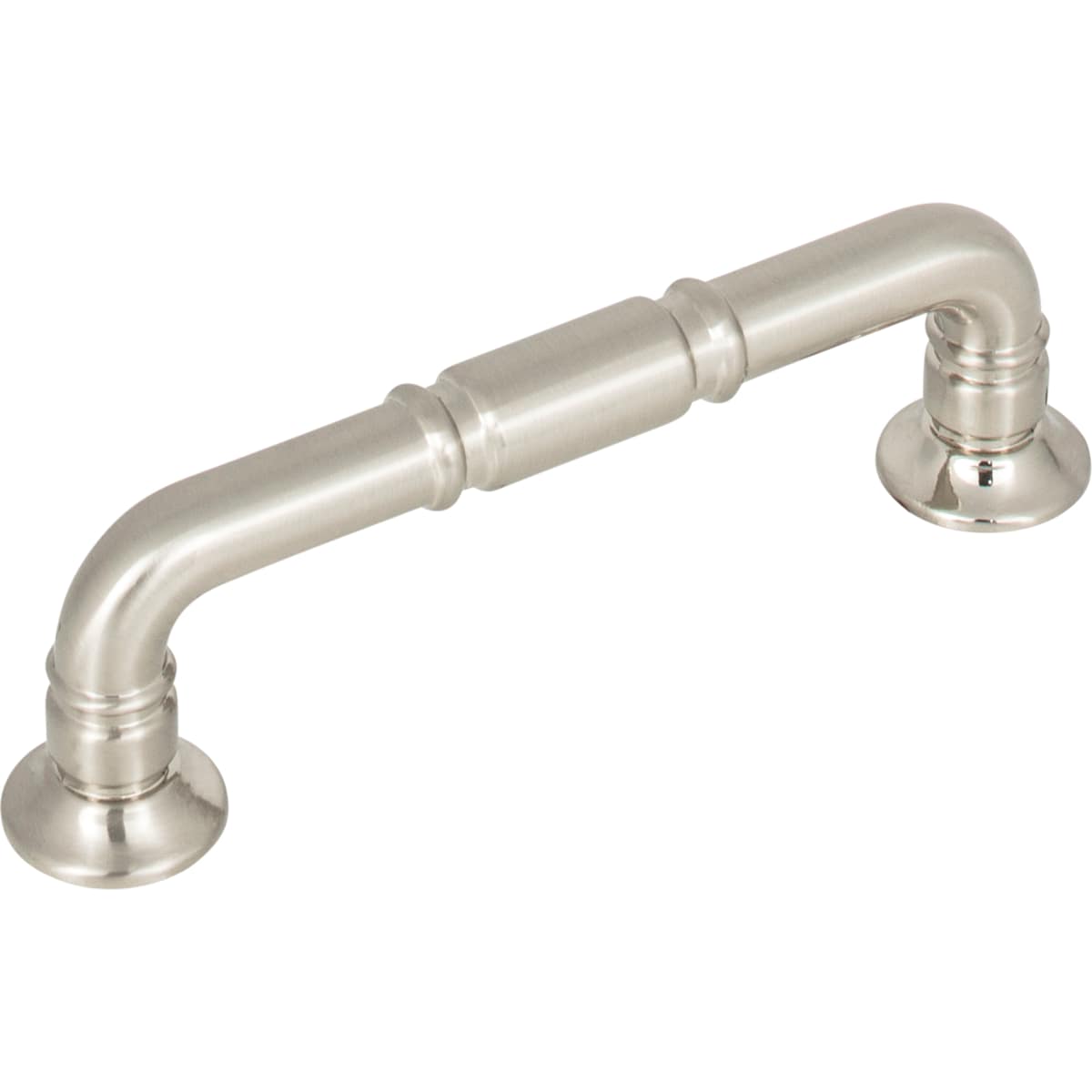 Top Knobs - TK1002BLK - Kent 3-3/4 Inch Center to Center Handle Cabinet Pull in Flat Black