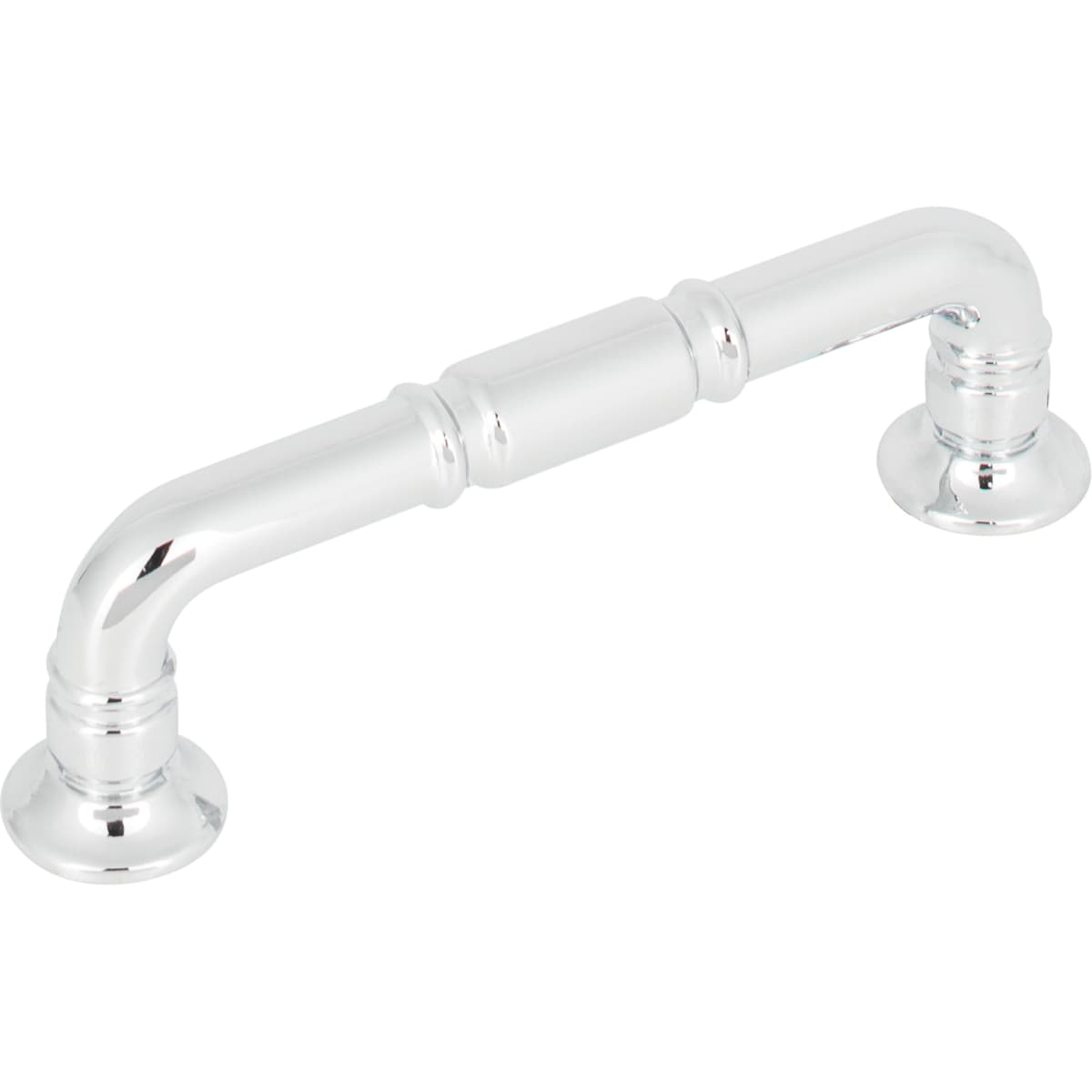 Top Knobs - TK1002BLK - Kent 3-3/4 Inch Center to Center Handle Cabinet Pull in Flat Black