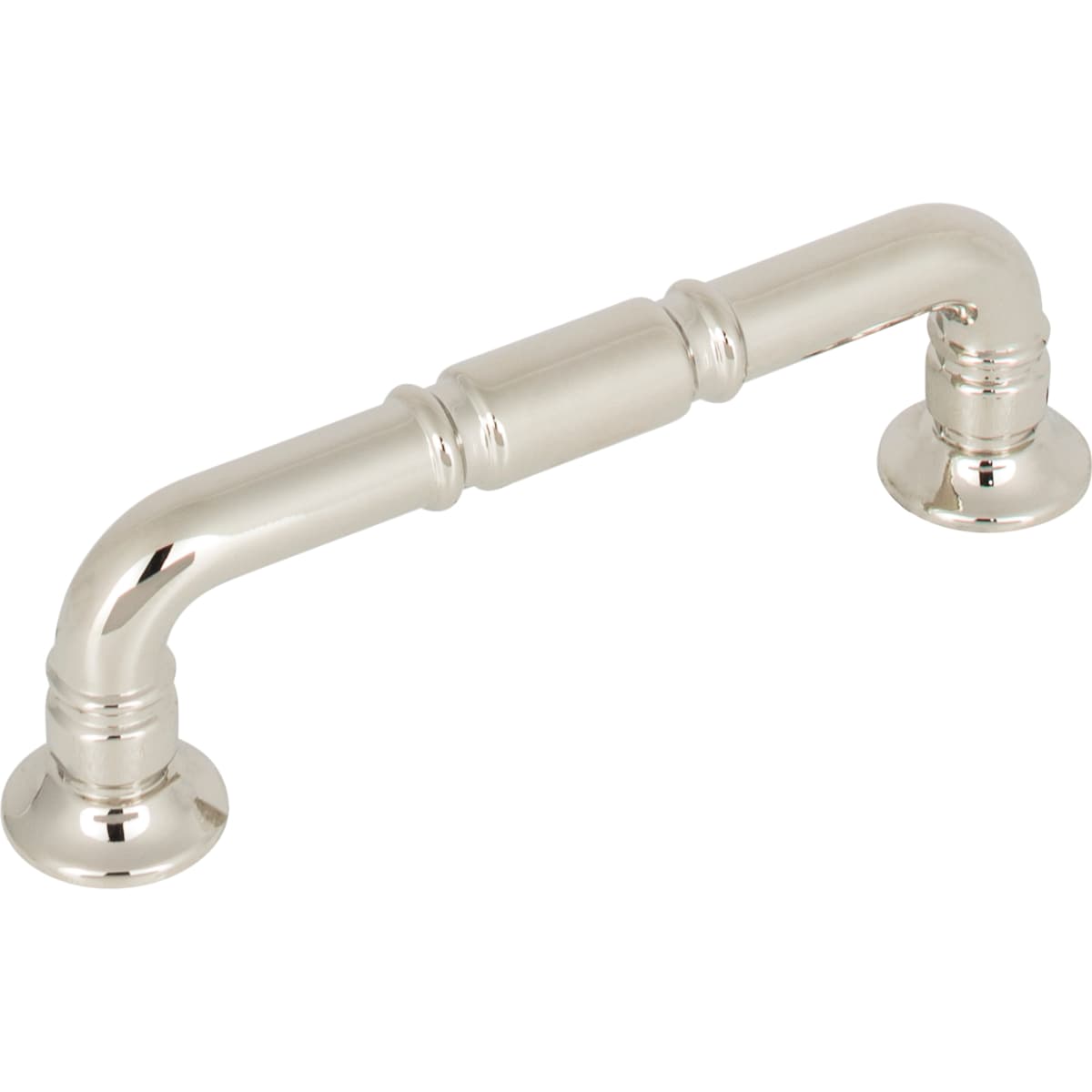 Top Knobs - TK1002BLK - Kent 3-3/4 Inch Center to Center Handle Cabinet Pull in Flat Black