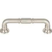 Top Knobs - TK1002BSN - Kent 3-3/4 Inch Center to Center Handle Cabinet Pull in Brushed Satin Nickel