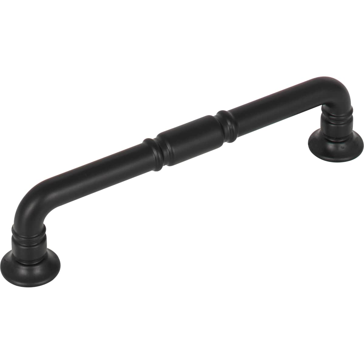 Top Knobs - TK1003BLK - Kent 5-1/16 Inch Center to Center Handle Cabinet Pull in Flat Black