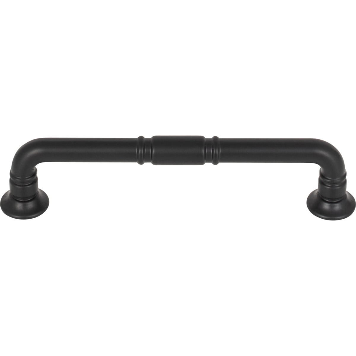 Top Knobs - TK1003BLK - Kent 5-1/16 Inch Center to Center Handle Cabinet Pull in Flat Black