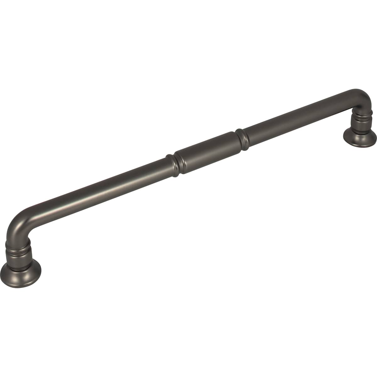 Top Knobs - TK1008BLK - Kent 12 Inch Center to Center Appliance Pull in Flat Black